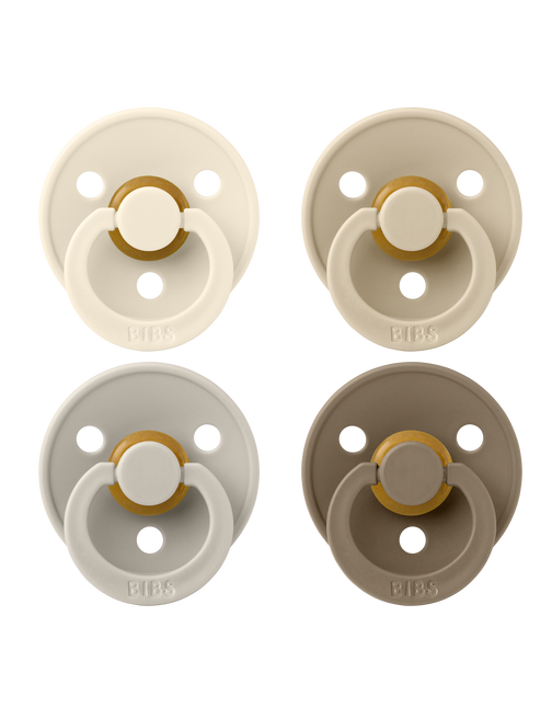 BIBS imukuppi koko 1 Väri Ivory/hiekka/vanilja/tumma tammi 4kpl