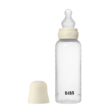 BIBS Flessenset Silicone 150 Ml En 270Ml Ivory 5 Delig koop je bij Babywinkel