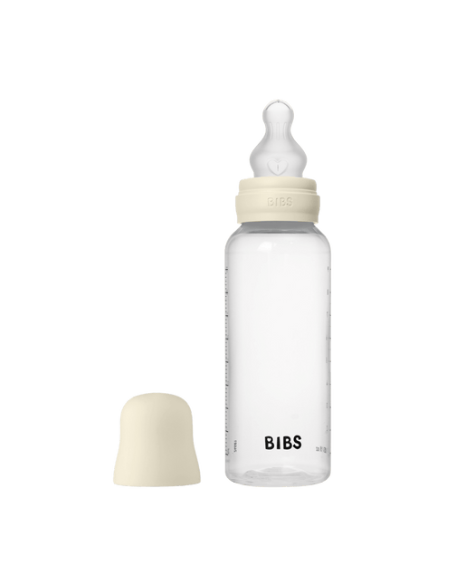 BIBS Flessenset Silicone 150 Ml En 270Ml Ivory 5 Delig koop je bij Babywinkel