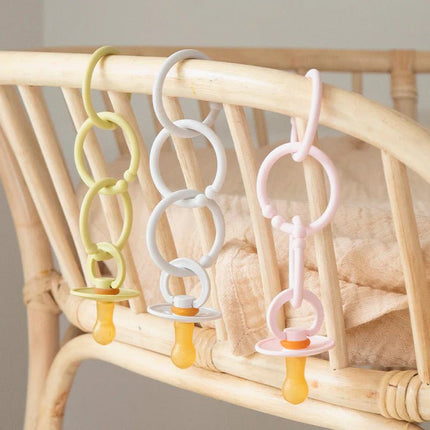 BIBS Speelringen Sand/Dark Oak/Vanilla 12st koop je bij Babywinkel