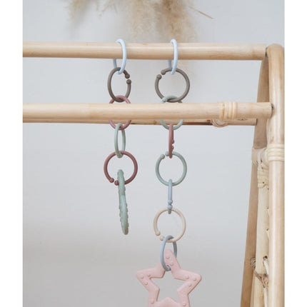 BIBS Speelringen Sand/Dark Oak/Vanilla 12st koop je bij Babywinkel