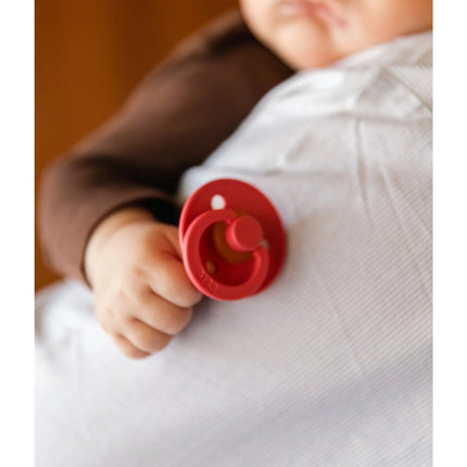 BIBS Speen Maat 1 Anatomical Dusty Pink/ Coral 2St koop je bij Babywinkel