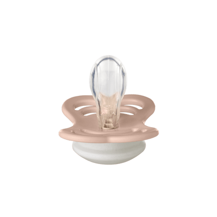 BIBS Speen Maat 1 Blush Night/Vanilla Night Supreme Silicone 2st koop je bij Babywinkel