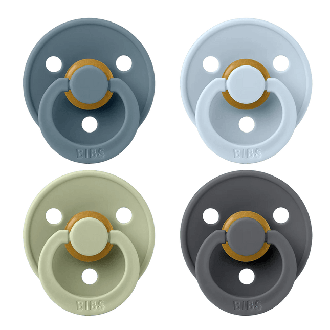 BIBS Speen Maat 1 Colour Petrol/Sage/Baby Blue/Iron 4St koop je bij Babywinkel