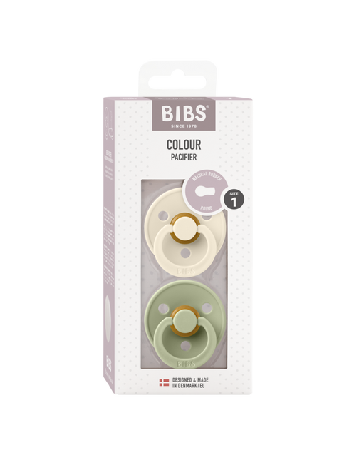 BIBS Speen Maat 1 Ivory/Sage 2st koop je bij Babywinkel