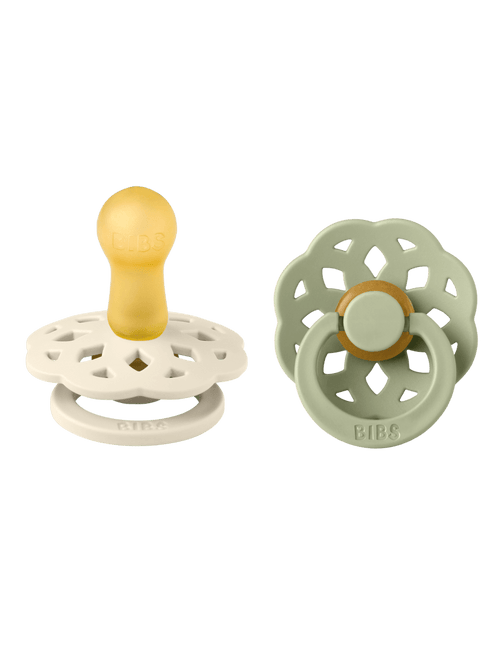BIBS Speen Maat 1 Latex Boheme Ivory/Sage 2st koop je bij Babywinkel