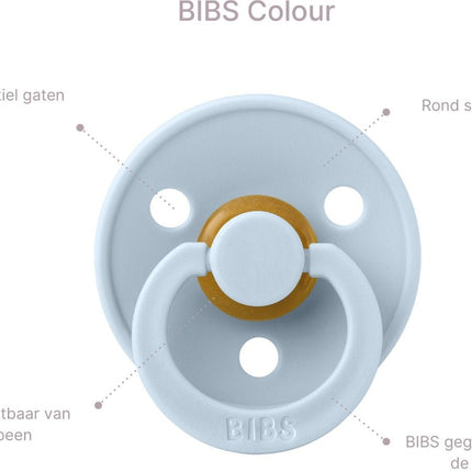 BIBS Speen Maat 1 Peach koop je bij Babywinkel