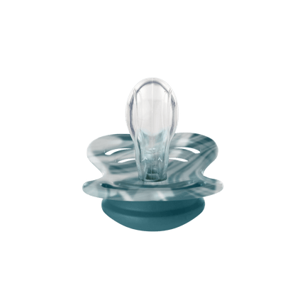 BIBS Speen Maat 1 Silicone Supreme Forest Lake White koop je bij Babywinkel