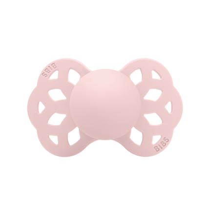 BIBS Speen Maat 1 Silicone Symmetrical Blossom/Dusky Lilac 2st koop je bij Babywinkel
