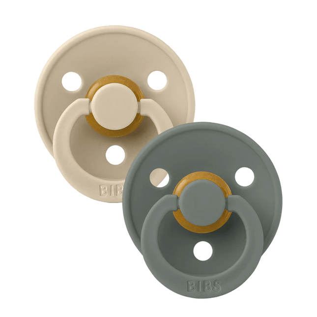 BIBS Speen Maat 1 Vanilla/Pine 2St koop je bij Babywinkel