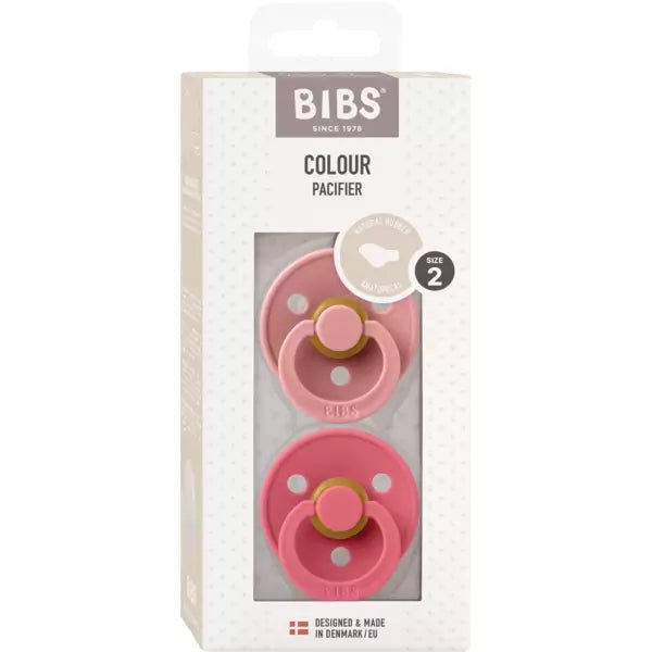 BIBS Speen Maat 2 Anatomical Dusty Pink/Coral koop je bij Babywinkel