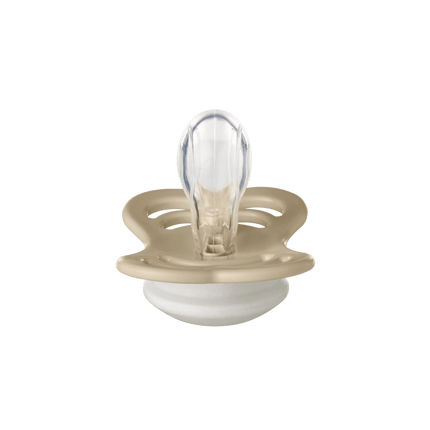 BIBS Speen Maat 2 Blush Night/Vanilla Night Supreme Silicone 2st koop je bij Babywinkel