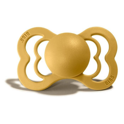 BIBS Speen Maat 2 Geel Supreme Latex koop je bij Babywinkel