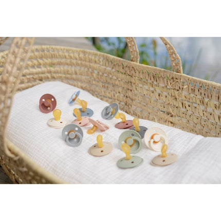 BIBS Speen Maat 2 Latex Anatomical Sand/Iron 2st koop je bij Babywinkel