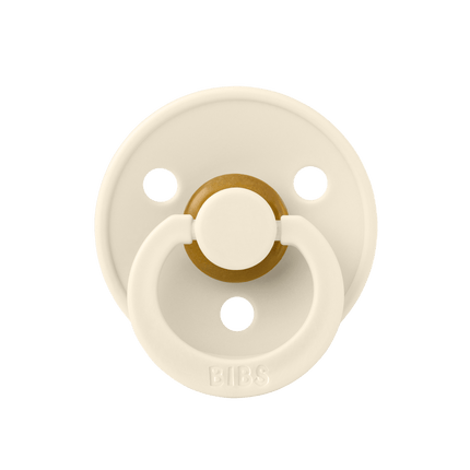 BIBS Speen Maat 2 Latex Dark Oak/Ivory 2st koop je bij Babywinkel