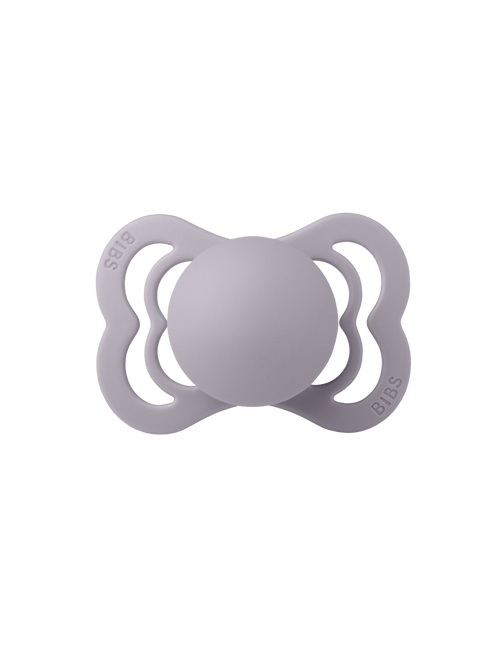 BIBS Speen Maat 2 Latex Supreme Fossil Grey koop je bij Babywinkel
