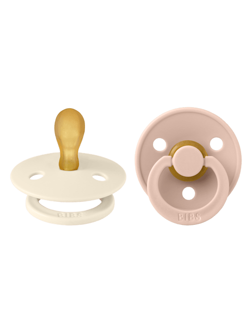BIBS Speen Maat 2 Latex Symmetric Ivory/Blush 2st koop je bij Babywinkel