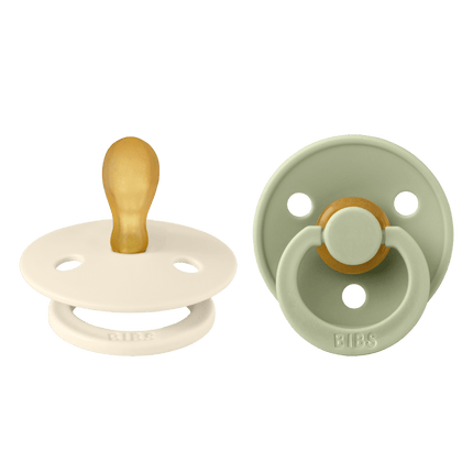 BIBS Speen Maat 2 Latex Symmetric Ivory/Sage 2st koop je bij Babywinkel