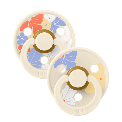 BIBS Speen Maat 2 Morning Bloom/Ivory 2St koop je bij Babywinkel