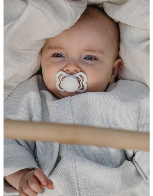 BIBS Speen Maat 2 Silicone Supreme Dark Oak koop je bij Babywinkel
