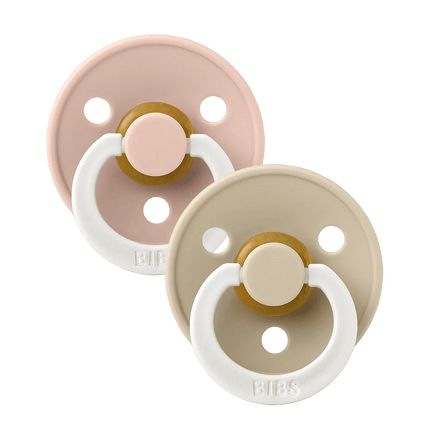 BIBS Speen Maat 2 Symmetrical Blush Glow/ Vanilla Glow 2St koop je bij Babywinkel
