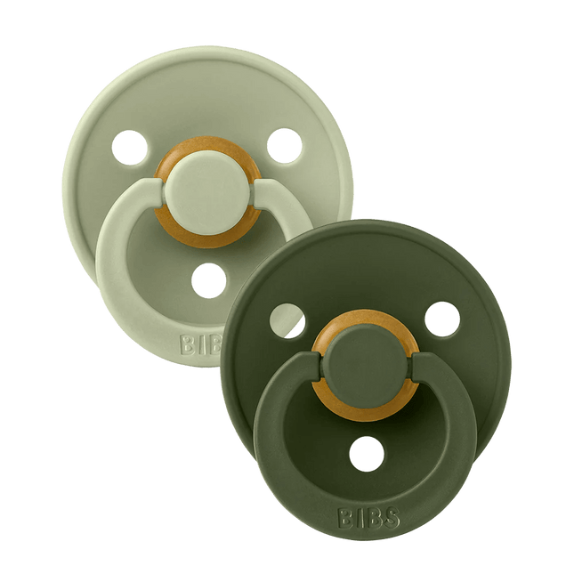 BIBS Speen Maat 2 Symmetrical Sage/Hunter Green 2St koop je bij Babywinkel