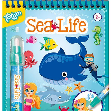 Blauwe Kleurboek Zeedieren Met Water koop je bij Babywinkel
