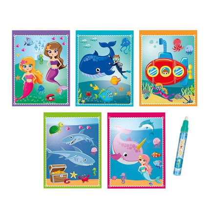 Blauwe Kleurboek Zeedieren Met Water koop je bij Babywinkel