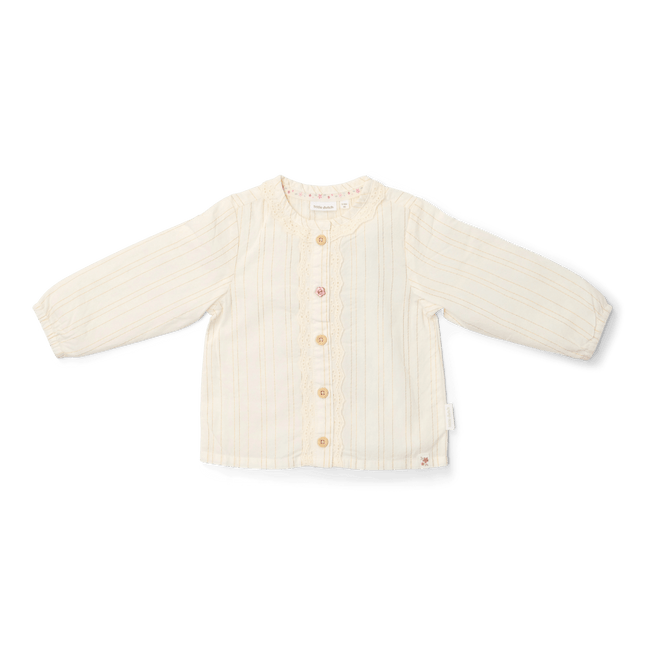 Little Dutch Babyblouse Lange Mouw Off White koop je bij Babywinkel