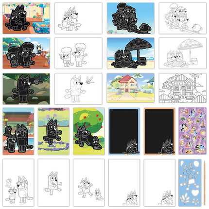 Bluey Knutsel Boek Krasboek koop je bij Babywinkel