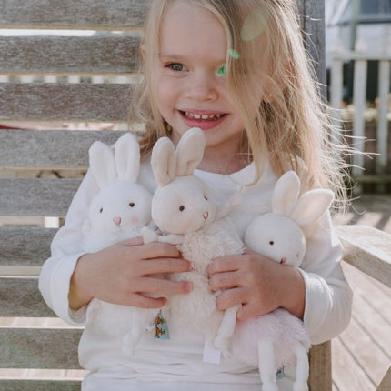 Bunnies By The Bay Knuffel Roly Poly Konijn Creme 13cm koop je bij Babywinkel