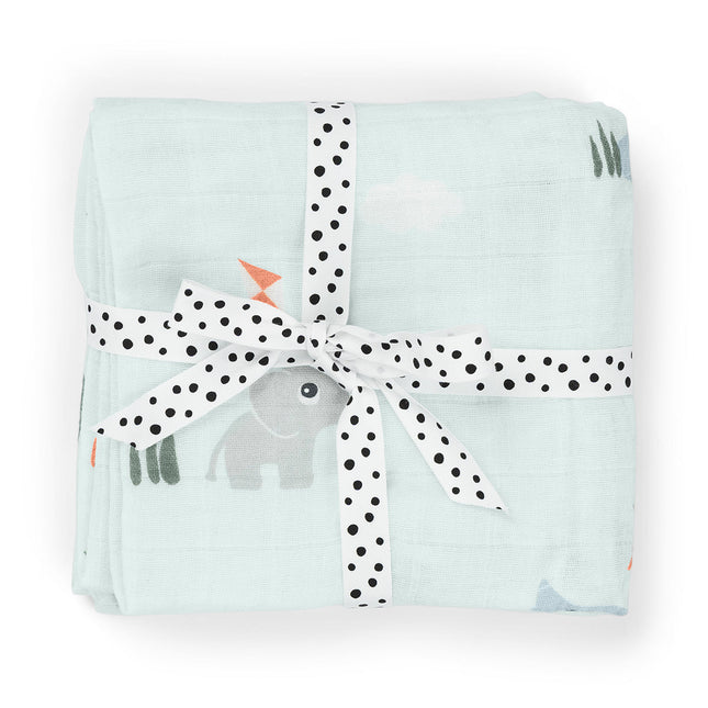 Done by Deer Monddoekje Playground Blauw 2St koop je bij Babywinkel
