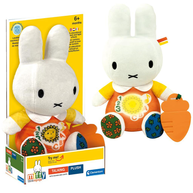 Clementoni Knuffel Nijntje Sprekend koop je bij Babywinkel
