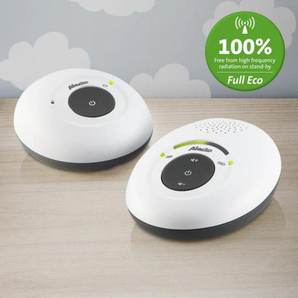 Alecto Babyfoon Dbx - 115 Full Eco Dect Wit/Antraciet koop je bij Babywinkel