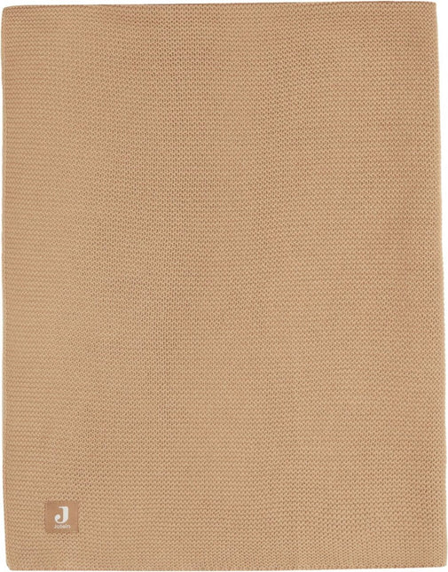 Jollein Wiegdeken Basic Knit Biscuit 75X100Cm koop je bij Babywinkel