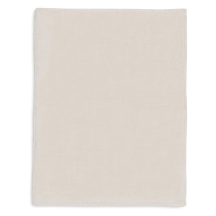 Jollein Wiegdeken Basic Knit Oatmeal/Velvet 75X100Cm koop je bij Babywinkel