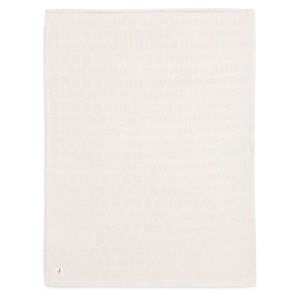 Jollein Wiegdeken Grain Knit Oatmeal/Velvet 75X100Cm koop je bij Babywinkel