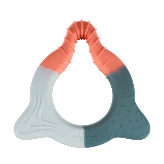 Difrax Bijtring 3 In 1 100% Siliconen 3 Grijs 3 Multi koop je bij Babywinkel