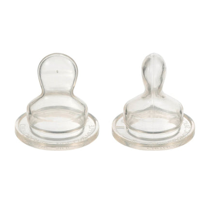 Difrax Flessenspeen Plat S (2 Stuks) Gaatje Boven koop je bij Babywinkel