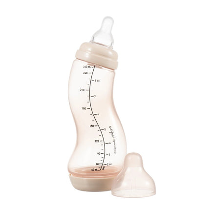 Difrax S - Fles 250 Ml Roze koop je bij Babywinkel