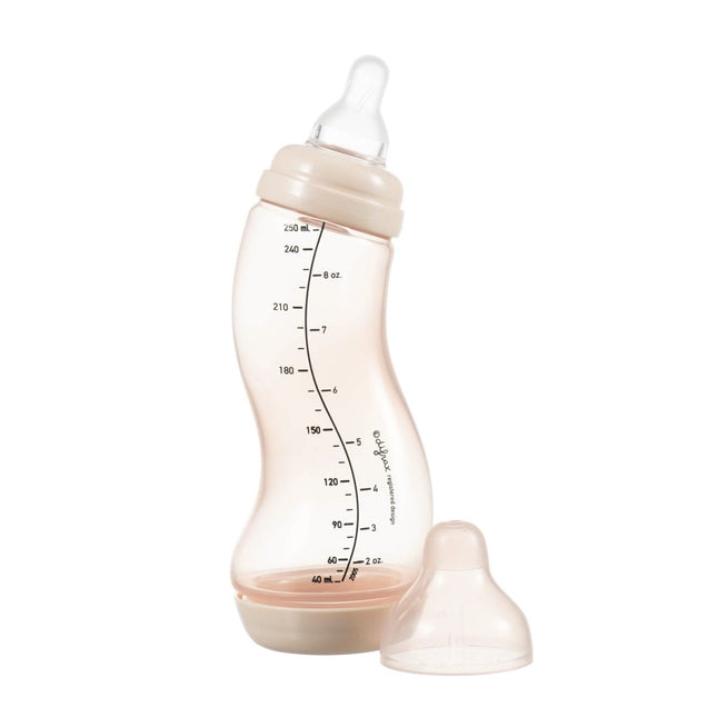 Difrax S - Fles 250 Ml Roze koop je bij Babywinkel