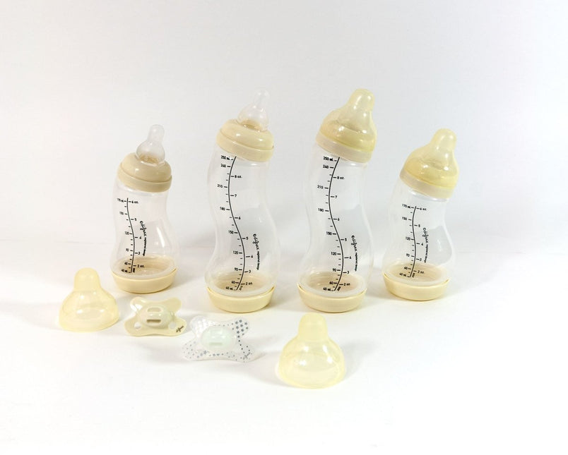 Difrax Startersset 1: Transparant Wit koop je bij Babywinkel