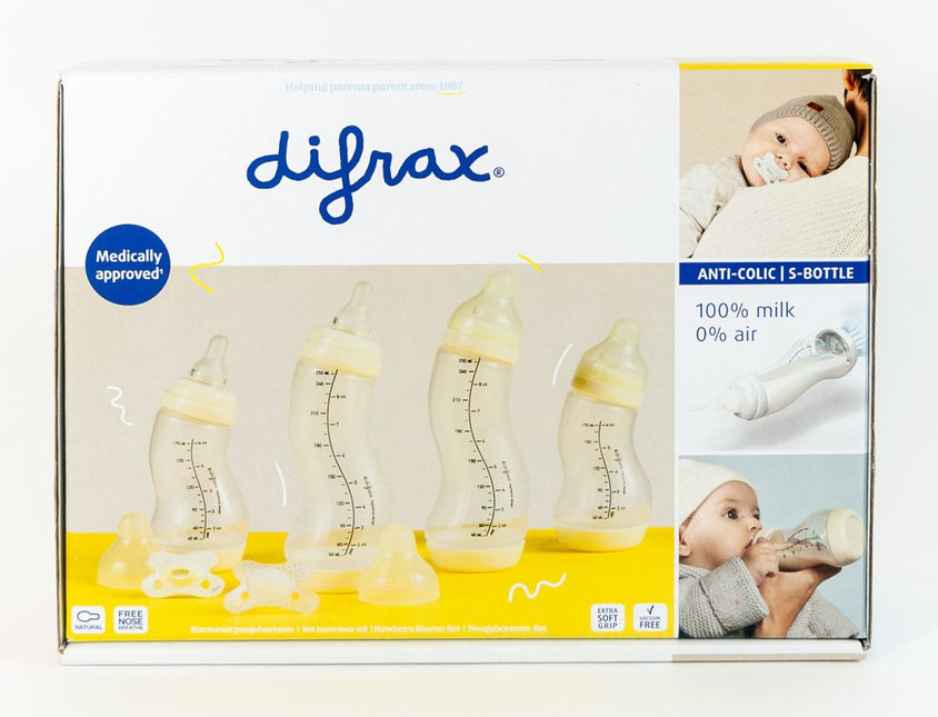 Difrax Startersset 1: Transparant Wit koop je bij Babywinkel