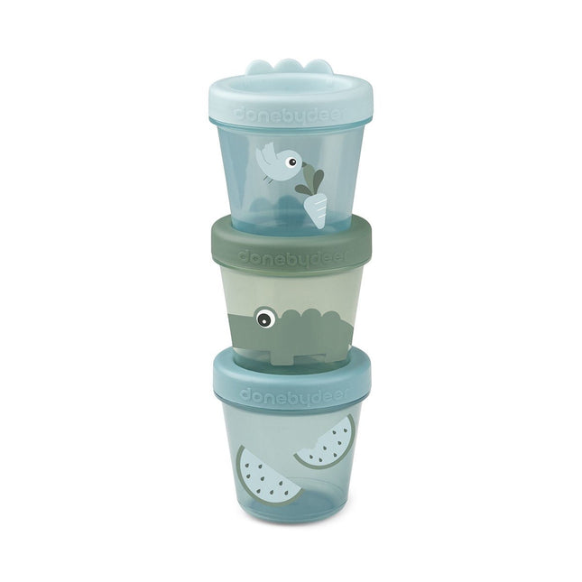 Done by Deer Baby Bakje Croco Green 3st koop je bij Babywinkel