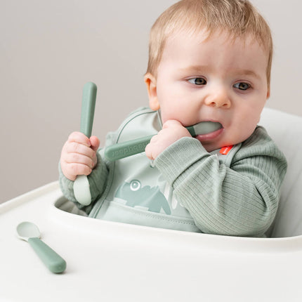 Done by Deer Baby Bestekset Lepels Green 3St koop je bij Babywinkel