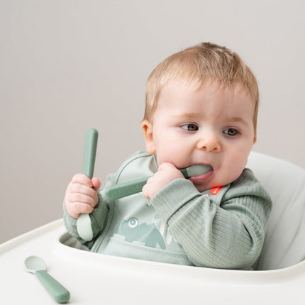 Done by Deer Baby Bestekset Lepels Green 3St koop je bij Babywinkel