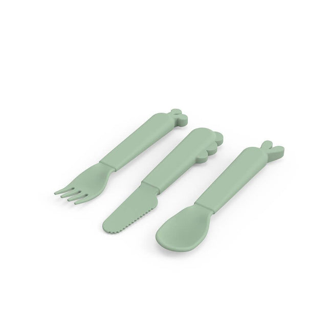 Done by Deer Bestekset Deer Friends Green koop je bij Babywinkel