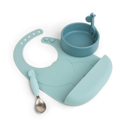 Done by Deer Bestekset Peekaboo Deer Friends Set Blue koop je bij Babywinkel