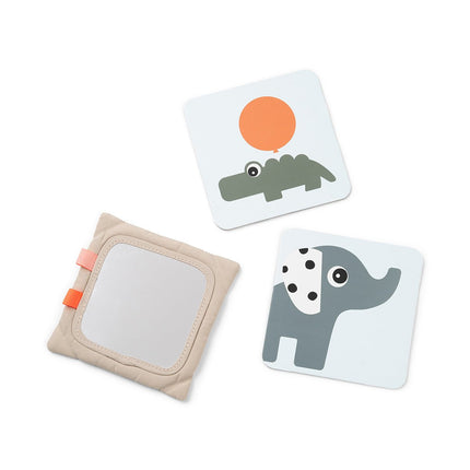 Done by Deer Box Speeltje Contrastkaarten Deer Friends Sand koop je bij Babywinkel