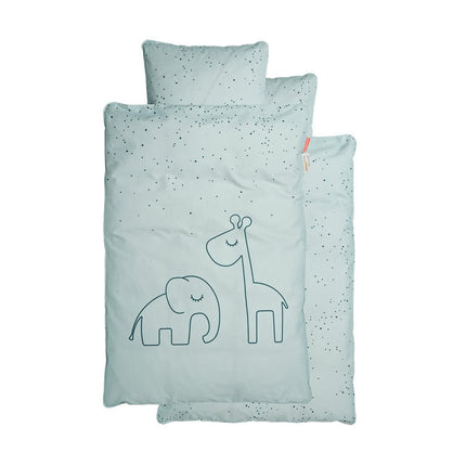 Done by Deer Dekbedovertrek Dreamy Dots Blue 70x80cm koop je bij Babywinkel